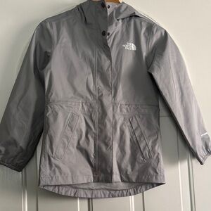 The North Face Light Gray Waterproof Jacket